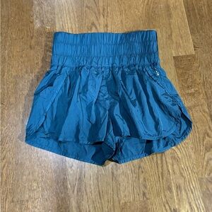 Free People Movement The Way Home Shorts Teal | Size Small